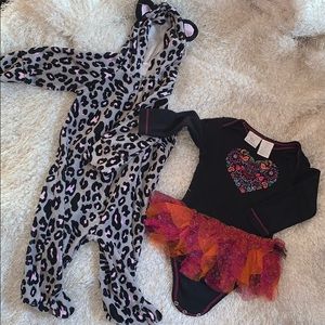 3-6 footsie and bodysuit dress